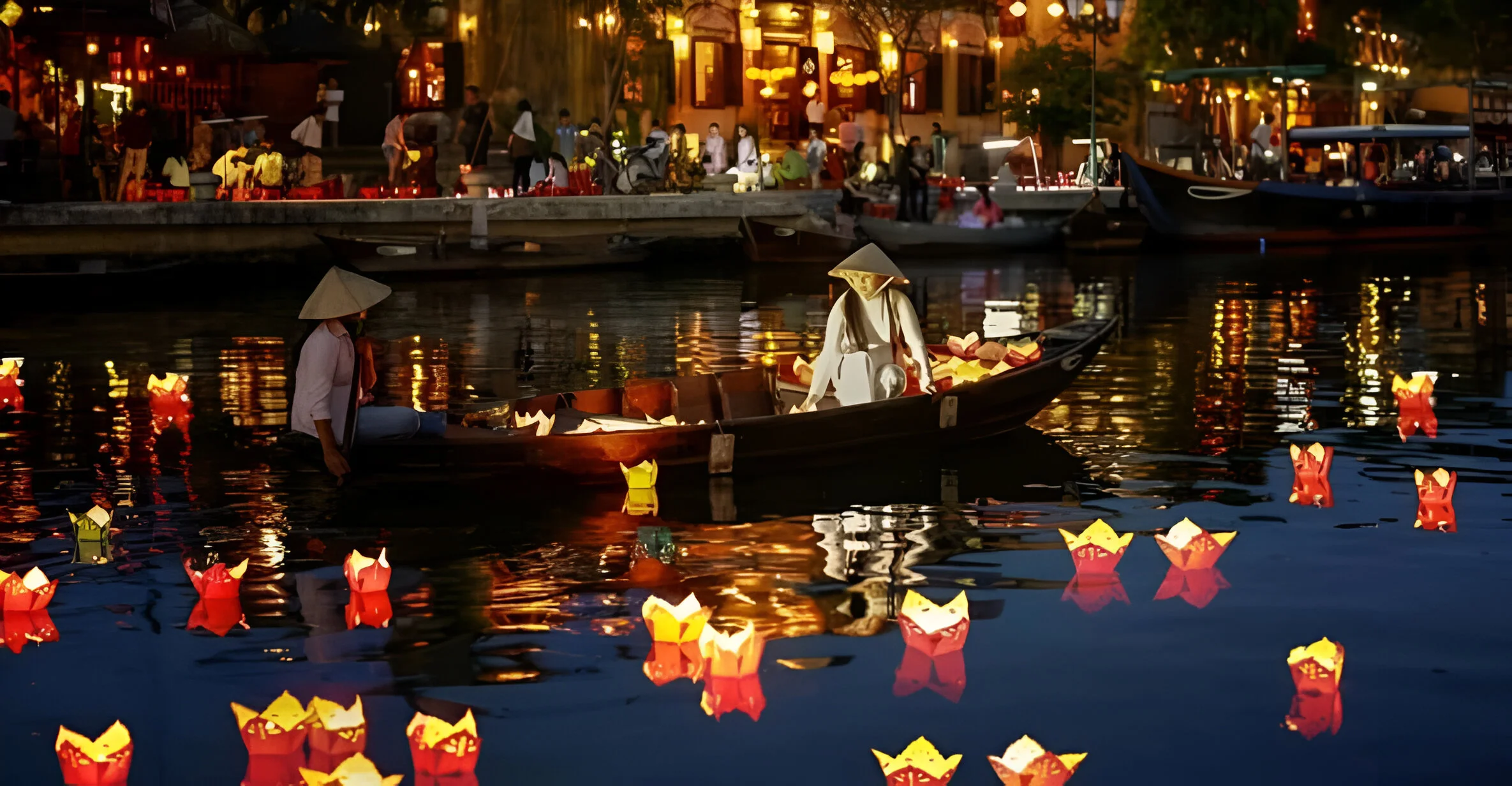 Image de Les lanternes flottantes
